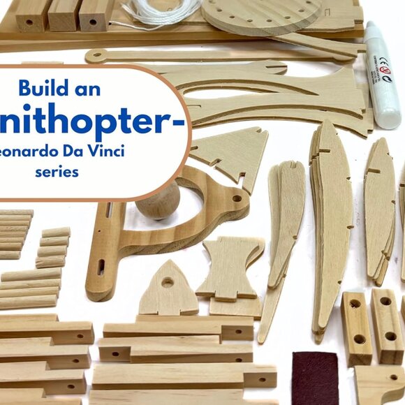 Pathfinders STEM Kit Leonardo da Vinci Ornithopter Model Set 3D Puzzle Engineeri - Picture 5 of 16